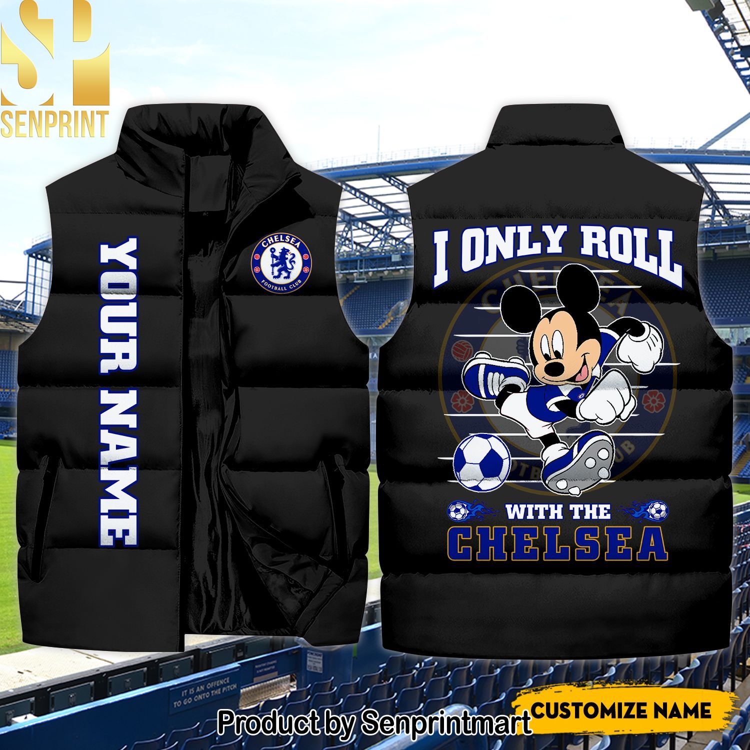 English Premier League I Only Roll With The Chelsea New Version Sleeveless Jacket
