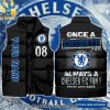 English Premier League Once A Manchester City Always Unisex Sleeveless Jacket