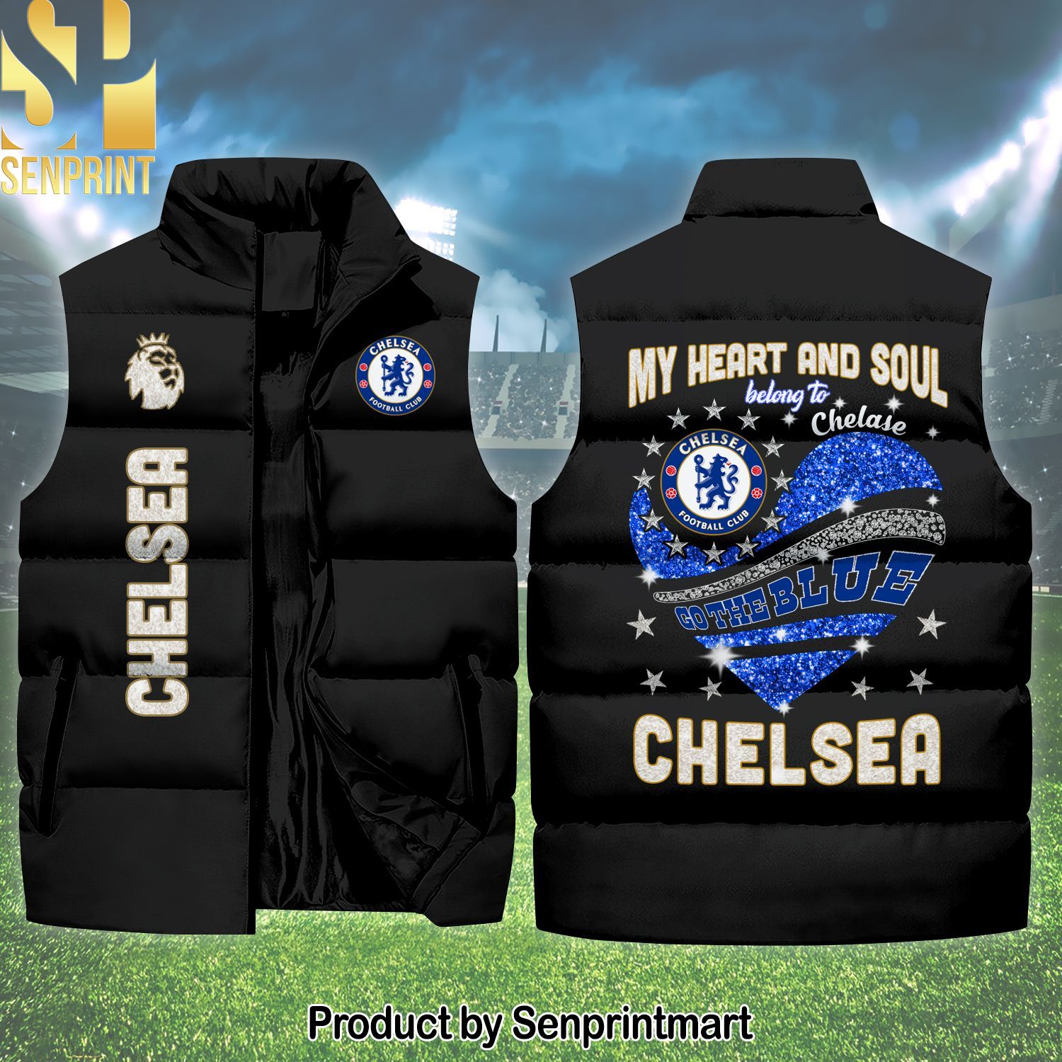 My Heart Belong To Chelsea New Outfit Sleeveless Jacket