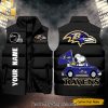 National Football League Baltimore Ravens Skull Best Outfit Sleeveless Jacket
