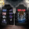 National Football League Buffalo Bills Skull Hot Version Sleeveless Jacket