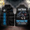 National Football League Carolina Panthers Michaek Myers Horror Movie Cool Version Sleeveless Jacket