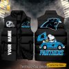 National Football League Carolina Panthers One Nation One Team Skull Unisex Sleeveless Jacket