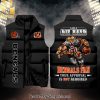 National Football League Cincinnati Bengals All I Need Today Is A Little Bit Of And Whole Lot Of Jesus Cool Version Sleeveless Jacket