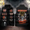 National Football League Cincinnati Bengals Skull Best Outfit Sleeveless Jacket