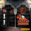 National Football League Cleveland Browns Skull Cool Version Sleeveless Jacket