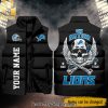 National Football League Detroit Lions Peanuts Snoopy High Fashion Sleeveless Jacket