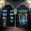 National Football League Detroit Lions Skull Hypebeast Fashion Sleeveless Jacket