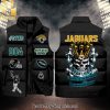 National Football League Jacksonville Jaguars Skull Hot Outfit Sleeveless Jacket