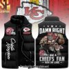 National Football League Kansas City Chiefs One Nation One Team Skull Hypebeast Fashion Sleeveless Jacket