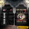 National Football League Kansas City Chiefs One Nation One Team Skull Hypebeast Fashion Sleeveless Jacket