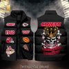 National Football League Kansas City Chiefs Skull New Version Sleeveless Jacket