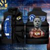 National Football League Los Angeles Rams One Nation One Team Skull Hot Fashion Sleeveless Jacket