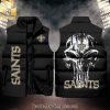 National Football League New Orleans Saints Skull New Fashion Sleeveless Jacket