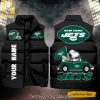 National Football League New York Jets Skull Hot Outfit Sleeveless Jacket