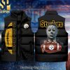 National Football League Pittsburgh Steelers Die Hard Fan Hot Fashion Sleeveless Jacket