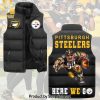 National Football League Pittsburgh Steelers One Nation One Team Skull Best Outfit Sleeveless Jacket