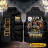 National Football League Pittsburgh Steelers Skull Cool Version Sleeveless Jacket