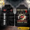 National Football League Tampa Bay Buccaneers One Nation One Team Skull High Fashion Sleeveless Jacket