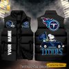 National Football League Tennessee Titans Skull Cool Version Sleeveless Jacket