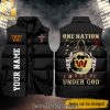 National Football League Washington Commanders One Nation One Team Skull Hot Version Sleeveless Jacket