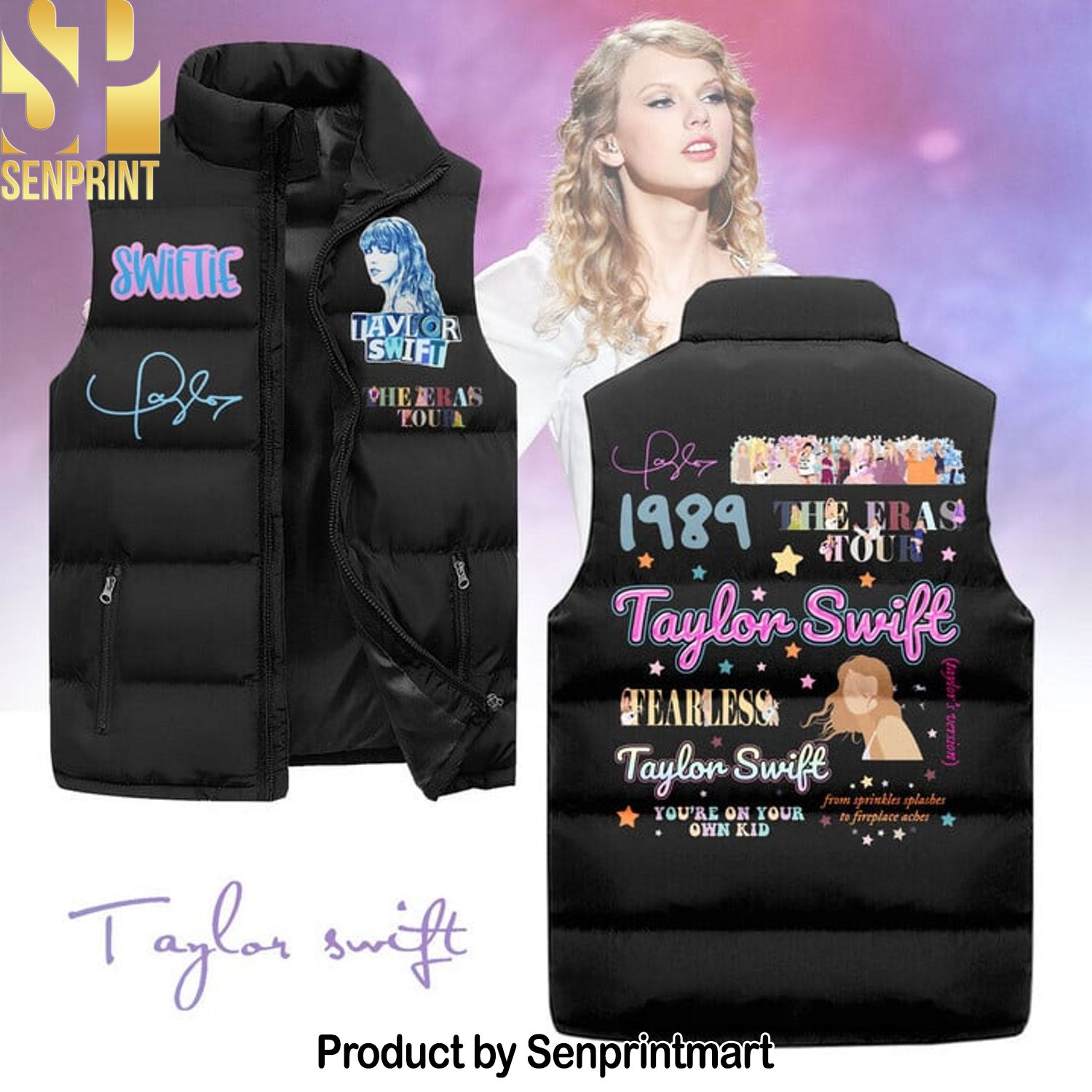 Taylor Swift Music Best Outfit Sleeveless Jacket