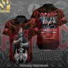 AC DC Rock Band Full Printing 3D Hawaiian Print Aloha Button Down Short Sleeve Shirt