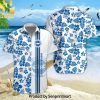 Brighton & Hove Albion Football Club Full Printing Classic Hawaiian Print Aloha Button Down Short Sleeve Shirt