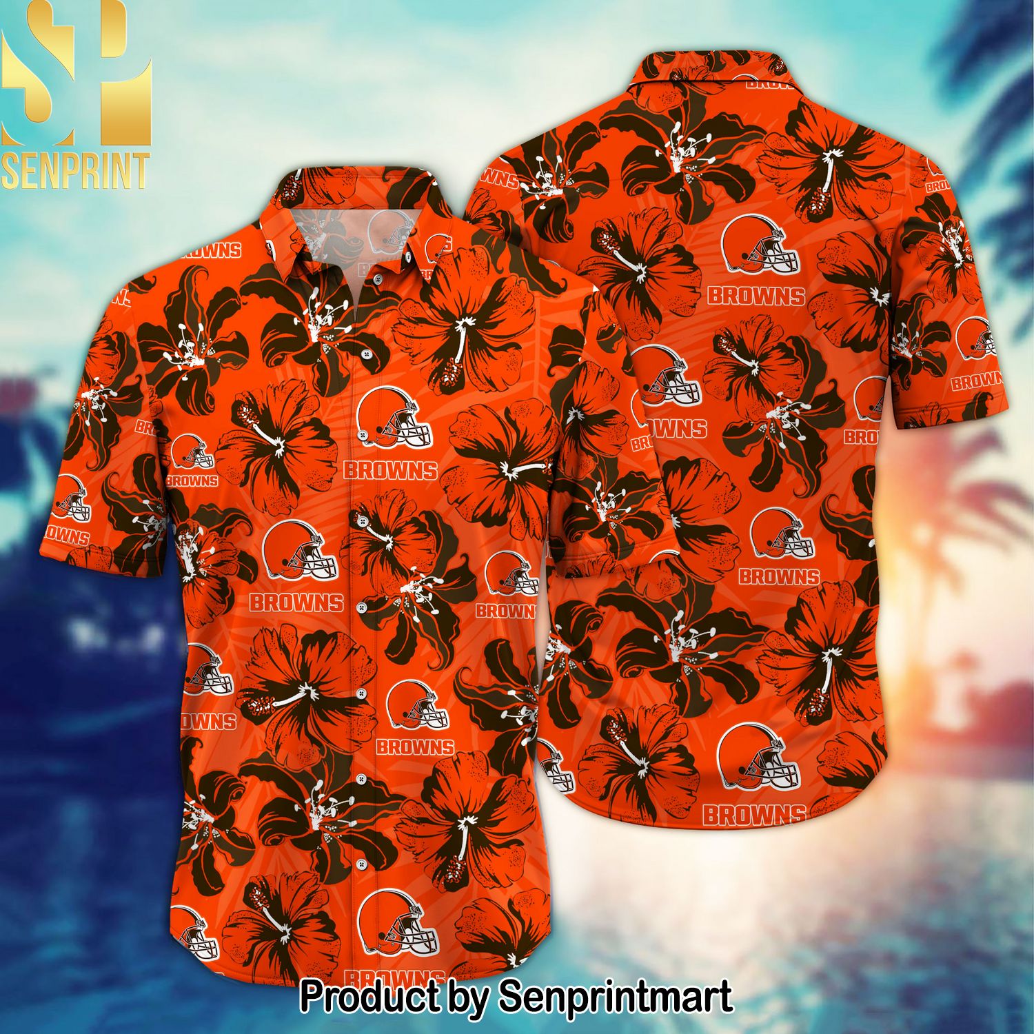 Cleveland Browns National Football League For Sport Fan Full Printing Hawaiian Shirt