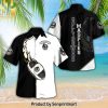 Collingwood FC Cool Version Full Print Hawaiian Print Aloha Button Down Short Sleeve Shirt