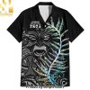 Custom New Zealand Rugby NZ Black Fern Champions History With Papua Shell 3D All Over Print Hawaiian Print Aloha Button Down Short Sleeve Shirt