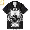 Custom New Zealand Rugby Women The Haka With Champions Cup 3D Full Printed Hawaiian Print Aloha Button Down Short Sleeve Shirt