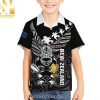 Custom New Zealand Silver Fern Rugby Aotearoa Champion World Cup Unisex All Over Printed Hawaiian Print Aloha Button Down Short Sleeve Shirt