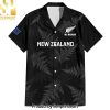 Custom New Zealand Silver Fern Rugby Go Aotearoa Champions World Cup Street Style Hawaiian Print Aloha Button Down Short Sleeve Shirt