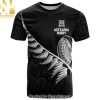 Custom New Zealand World Cup Aotearoa Champion Rugby with Silver Fern Maori Ethnic Pattern Amazing Outfit Hawaiian Print Aloha Button Down Short Sleeve Shirt