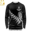 Custom New Zealand World Cup Long Sleeve Aotearoa Champion Rugby with Silver Fern Maori Ethnic Pattern All Over Print 3D Hawaiian Print Aloha Button Down Short Sleeve Shirt