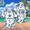 Dallas Cowboys National Football League American Flag Color Independence Day Full Printed Hawaiian Shirt