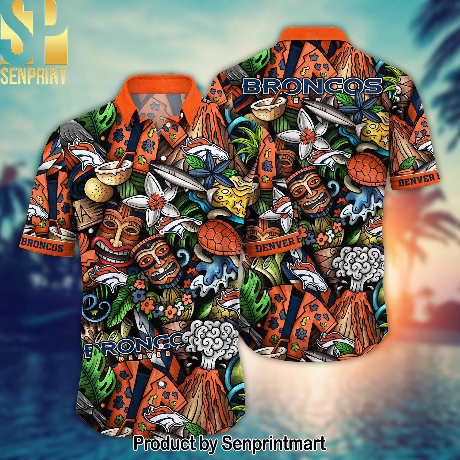 Denver Broncos National Football League For Sport Fan All Over Printed Hawaiian Shirt