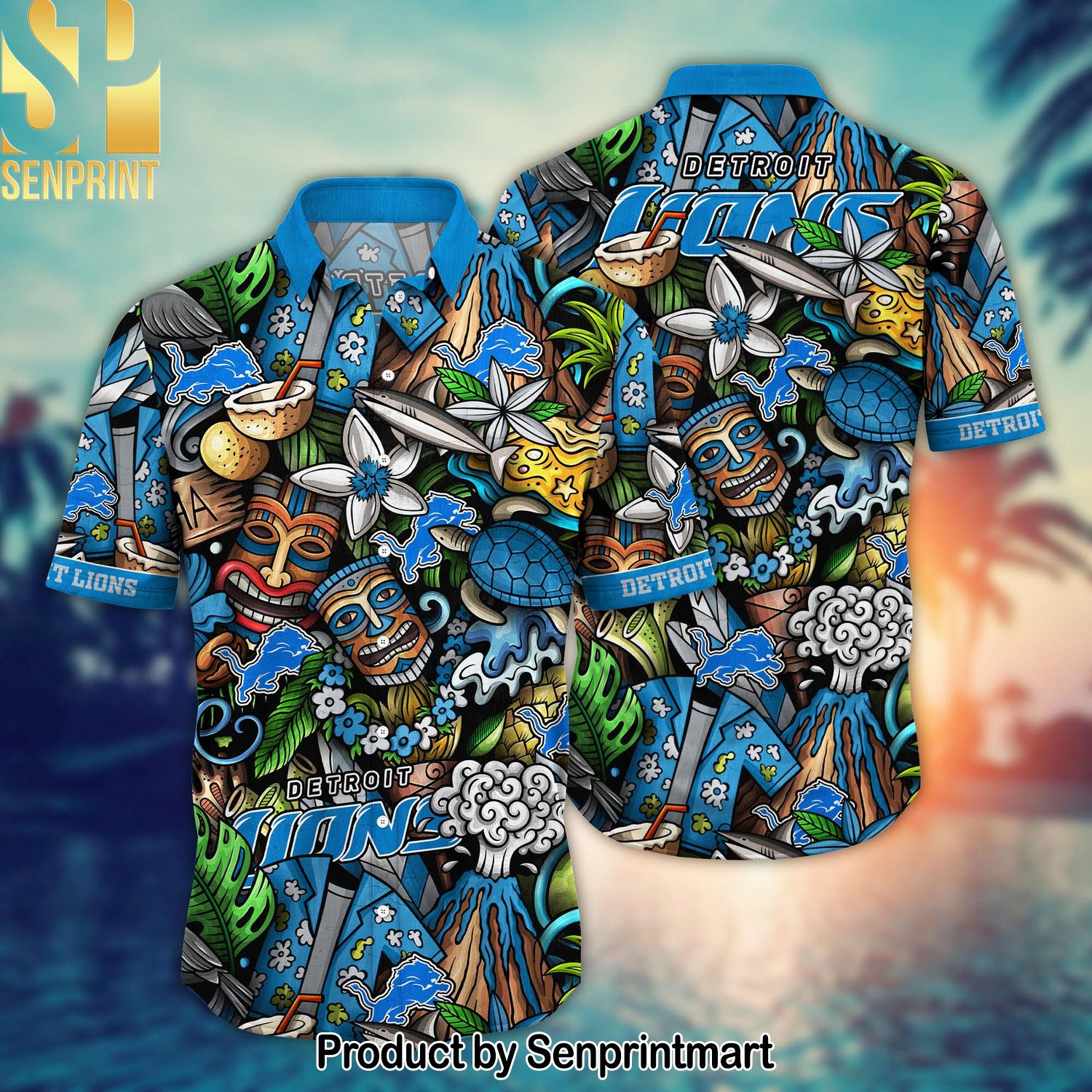 Detroit Lions National Football League For Fans All Over Printed Hawaiian Shirt