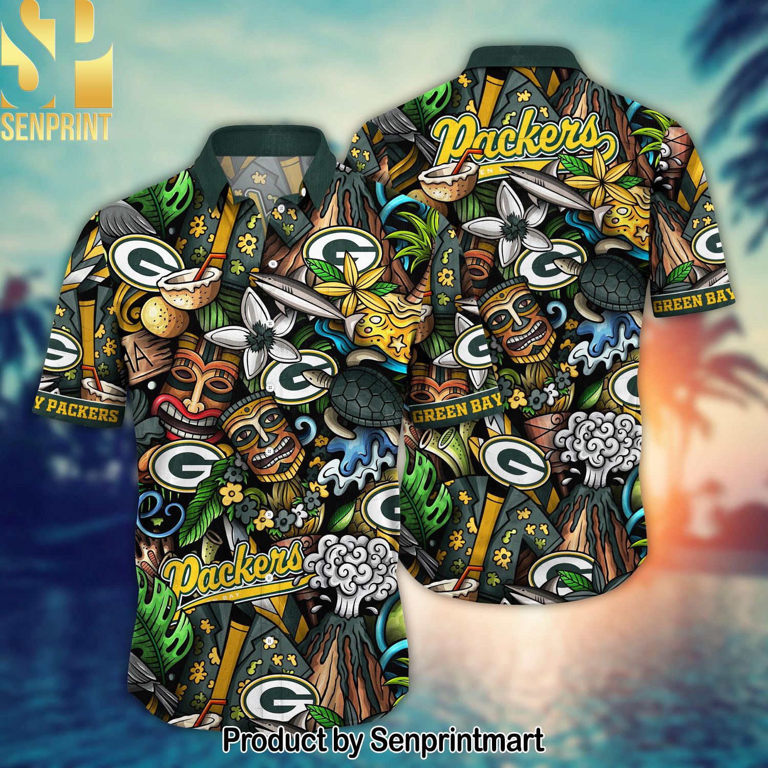 Green Bay Packers National Football League For Sport Fans 3D Hawaiian Shirt