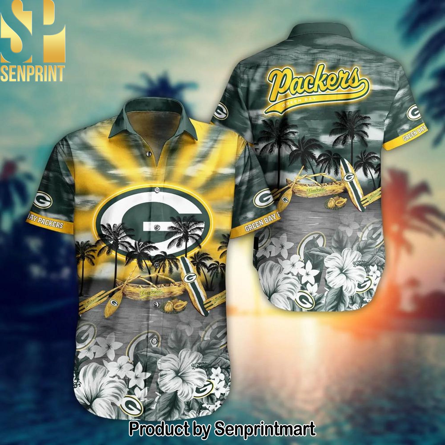 Green Bay Packers National Football League For Sport Fans Full Printed Hawaiian Shirt