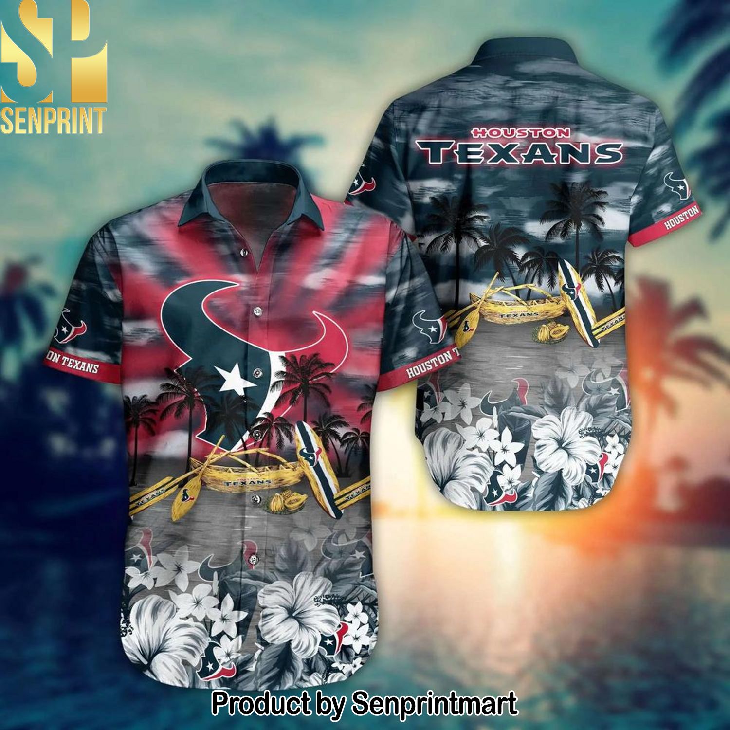 Houston Texans National Football League For Sport Fans 3D Hawaiian Shirt