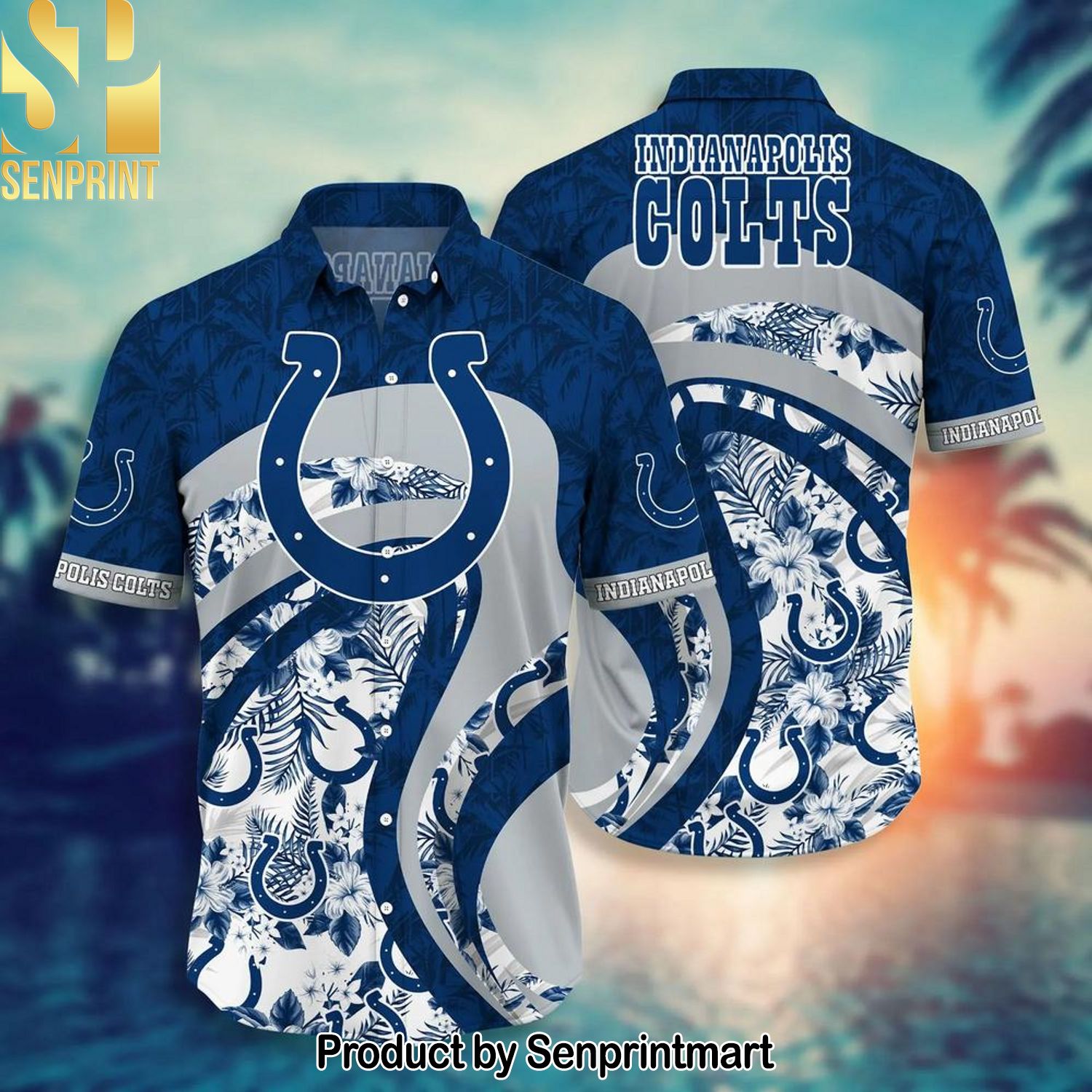 Indianapolis Colts National Football League For Fans All Over Print Hawaiian Shirt
