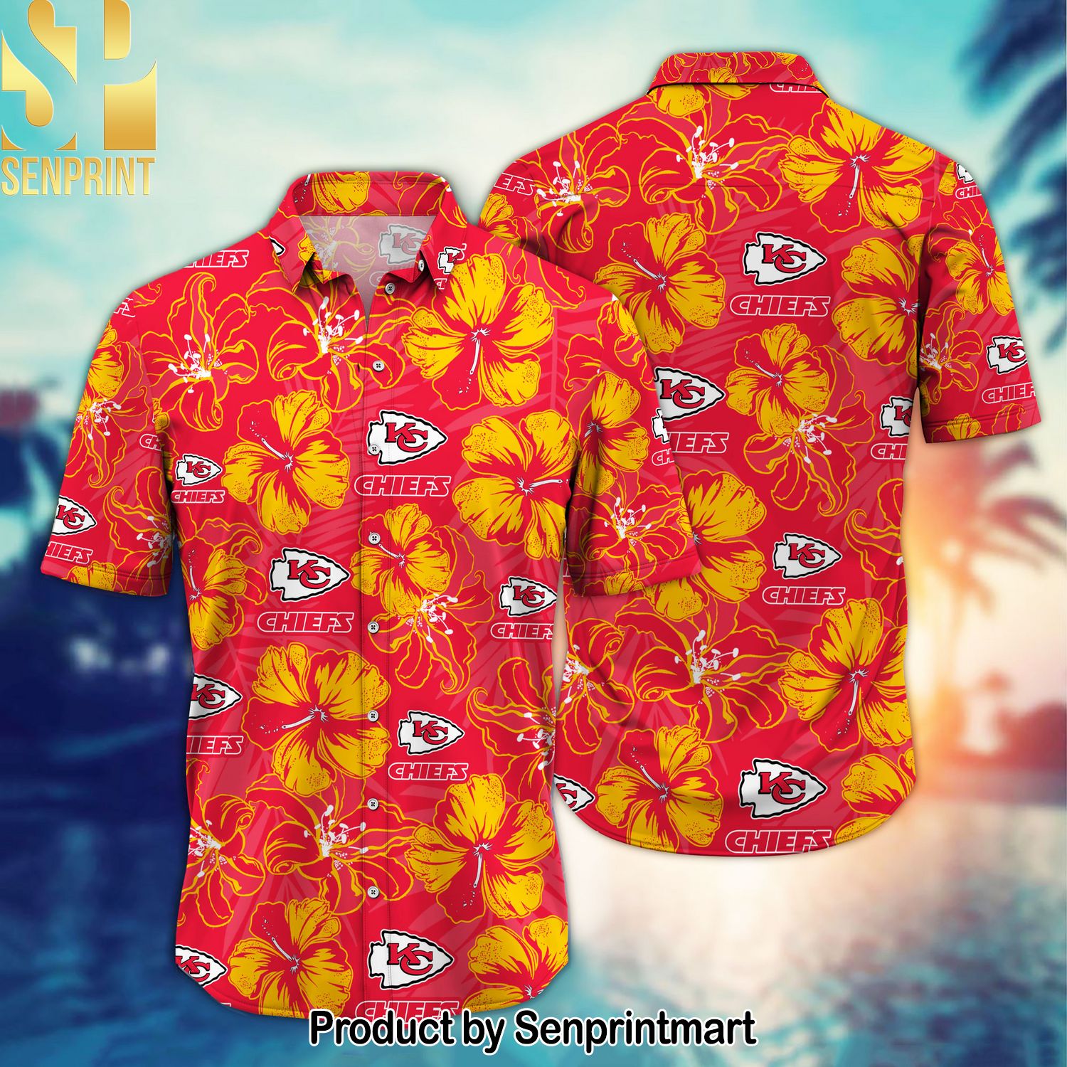 Kansas City Chiefs National Football League For Sport Fans Full Printed Hawaiian Shirt