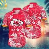 Kansas City Chiefs NFL Flower Summer Football 3D Full Printed Hawaiian Print Aloha Button Down Short Sleeve Shirt