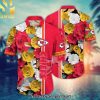 Kansas City Chiefs NFL Flower Summer Football All Over Print Classic Hawaiian Print Aloha Button Down Short Sleeve Shirt