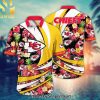 Kansas City Chiefs NFL Flower Summer Football For Fans All Over Print Unisex Hawaiian Print Aloha Button Down Short Sleeve Shirt