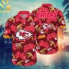 Kansas City Chiefs NFL Flower Summer Football Full Printed 3D Hawaiian Print Aloha Button Down Short Sleeve Shirt