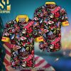 Kansas City Chiefs NFL For Fans Hot Version Hawaiian Print Aloha Button Down Short Sleeve Shirt