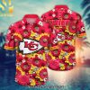 Kansas City Chiefs NFL Hot Version Hawaiian Print Aloha Button Down Short Sleeve Shirt